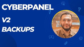 Create/Restore Backups using CyberPanel