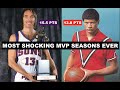 10 NBA MVP Seasons Nobody Saw Coming