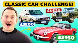 £3000 CLASSIC CAR CHALLENGE!  PART 2