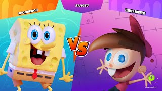 Nickelodeon All-Star Brawl - Full Arcade Mode with Spongebob 4K60FPS