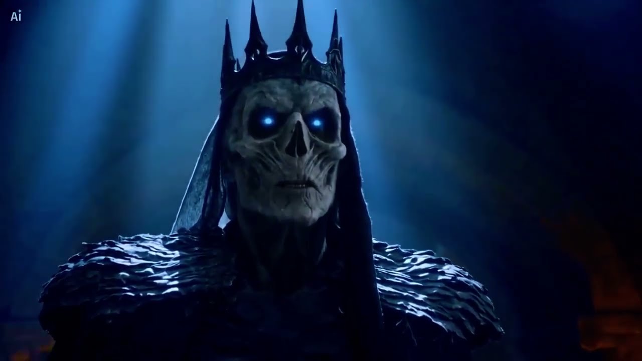 The Lich Lord | Dark Fantasy Necromancy AI Cinematic | CapCut Video Studio