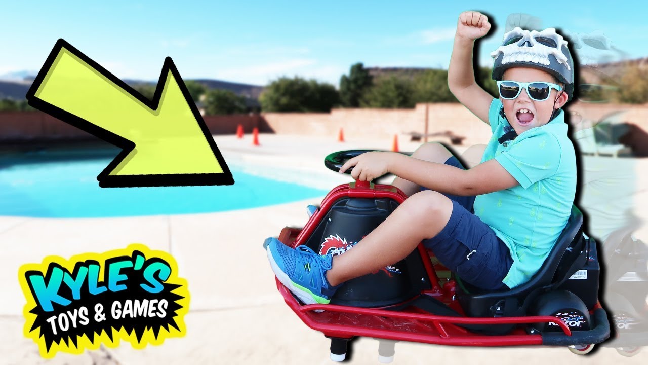 Funny CRAZY DRIFT CART Obstacle Course Game!