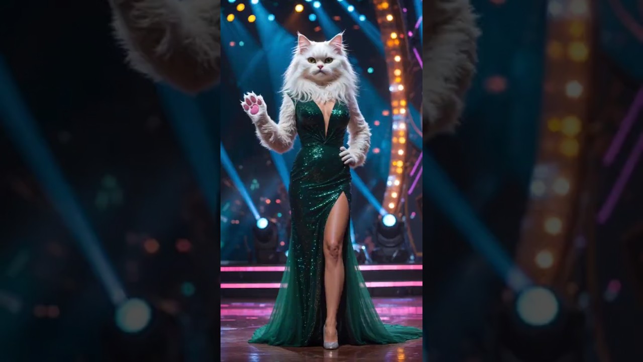 This little girl wowed everyone at the Talent Show with her cat  