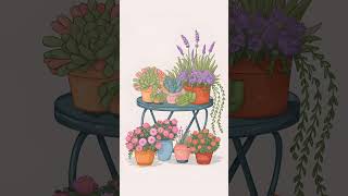 Watch These Garden Drawings to IMMEDIATELY Feel Relaxed! | Botanical Printable Etsy Coloring Pages