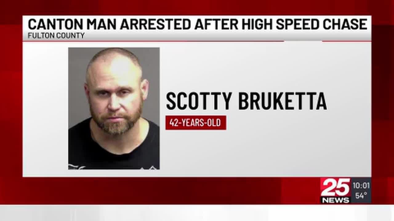 Canton man arrested after high speed chase in Fulton County - YouTube