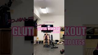 20 Min. Glutes + Legs 🔥 #glutesworkout #lowerbodyworkout #fitnessshorts #fitpregnancy #fitathome