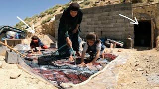 "Innovation of grandmother's life in the cave: using black cave water for washing"