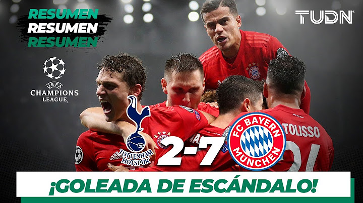 Resumen y Goles | Tottenham 2 - 7 Bayern Munich | Champions League - J2 - Grupo B | TUDN