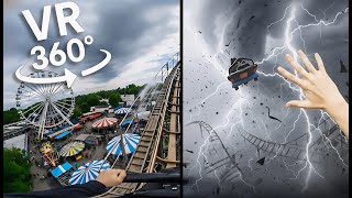 Tornado Roller Coaster VR 360° | Ride Turns Deadly… What Happens Next?