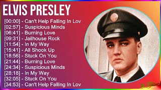 Elvis Presley 2024 MIX Las Mejores Canciones  Can't Help Falling In Love, Suspicious Minds, Bur...