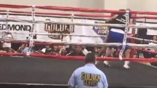 2017 Rocky Mountain Regional Golden Gloves Finals Salt Lake City Utah 141 lb  Wrylee Padilla Fight