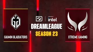Dota2 - Gaimin Gladiators vs Xtreme Gaming - DreamLeague Season 23 - Group A