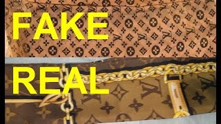 Real vs. Fake Louis Vuitton scarf. How to spot counterfeit Louis V. shawls  and scarfs 