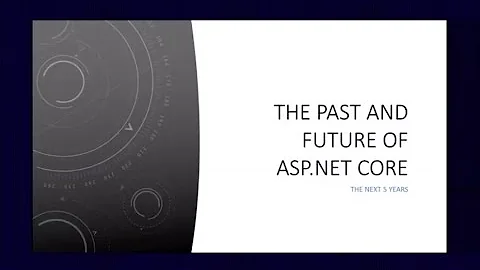 The next 5 years of ASP.NET Core - Ryan Nowak