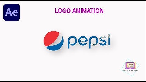 Pepsi Logo Animation | After Effects