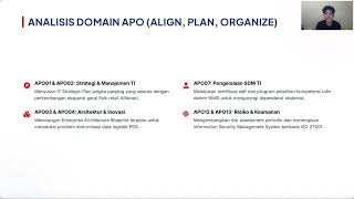 Presentasi UAS: Analisis Tata Kelola TI Studi Kasus PT Sumber Alfaria Trijaya Tbk (Alfamart)