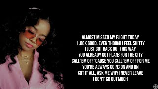 H.E.R. - COME THROUGH (ft. Chris Brown) (Lyrics)