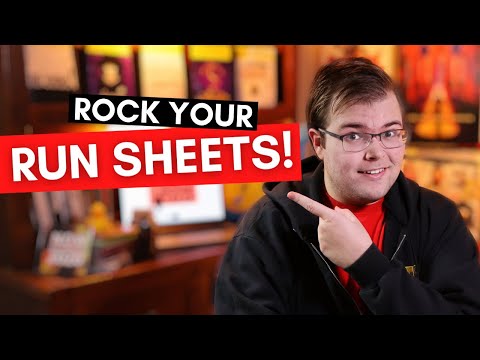How to Make a Run Sheet (aka Shift Plot) | The (Almost) Complete Guide to Stage Management #17