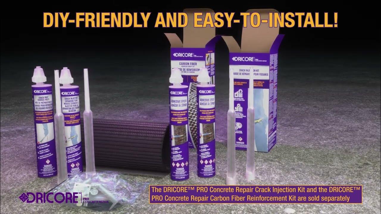 DRICORE™ PRO Concrete Repair Kits Overview YouTube