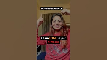Learn #html in just 4 Weeks ❤️