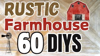 60 Must See Rustic Farmhouse DIY Crafts You Will Love