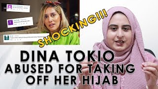 Its SHOCKING! Dina Tokio abused for taking off her HIJAB