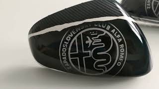 Personalised Mirror Covers Caps For Alfa Romeo Giulieta