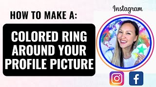 How to Create a Ring/Circle Border Around Your Profile Picture (Instagram & Facebook) Using Canva screenshot 3