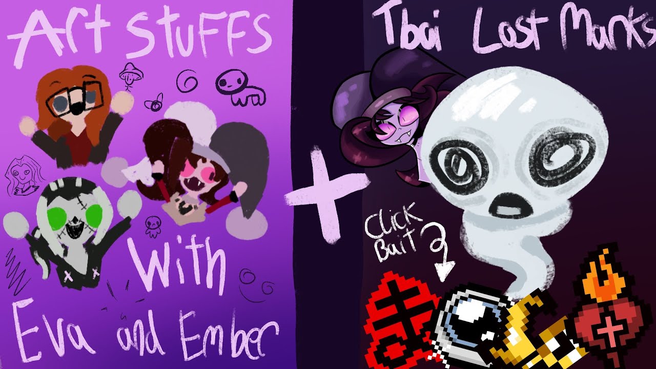 Drawing with Eva and Ember, plus playing The Lost in Isaac