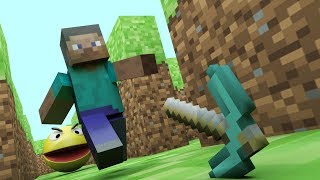 Pacman vs Minecraft