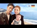 SUB)🇰🇷🇩🇪 현실 육아! 아기와 부산으로 첫 가족여행 쉽지 않아요😭 | Family trip in KOREA with a 60 day old baby | 국제커플 | 국제부부