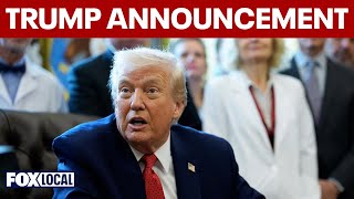 LIVE: Trump makes announcement on drug prices