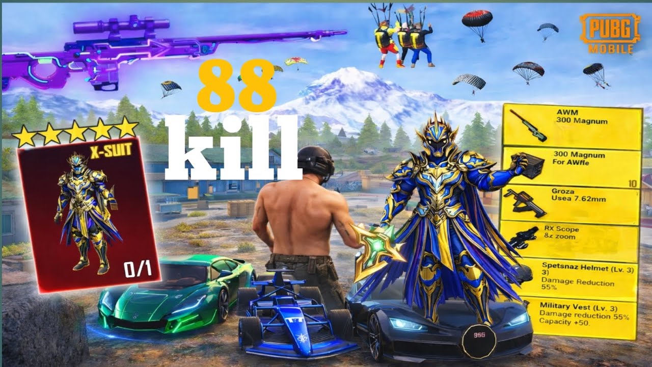 88 kill 😱 pro player Hacker full Rush gameplay in eringle new mode |PUBG Mobile 