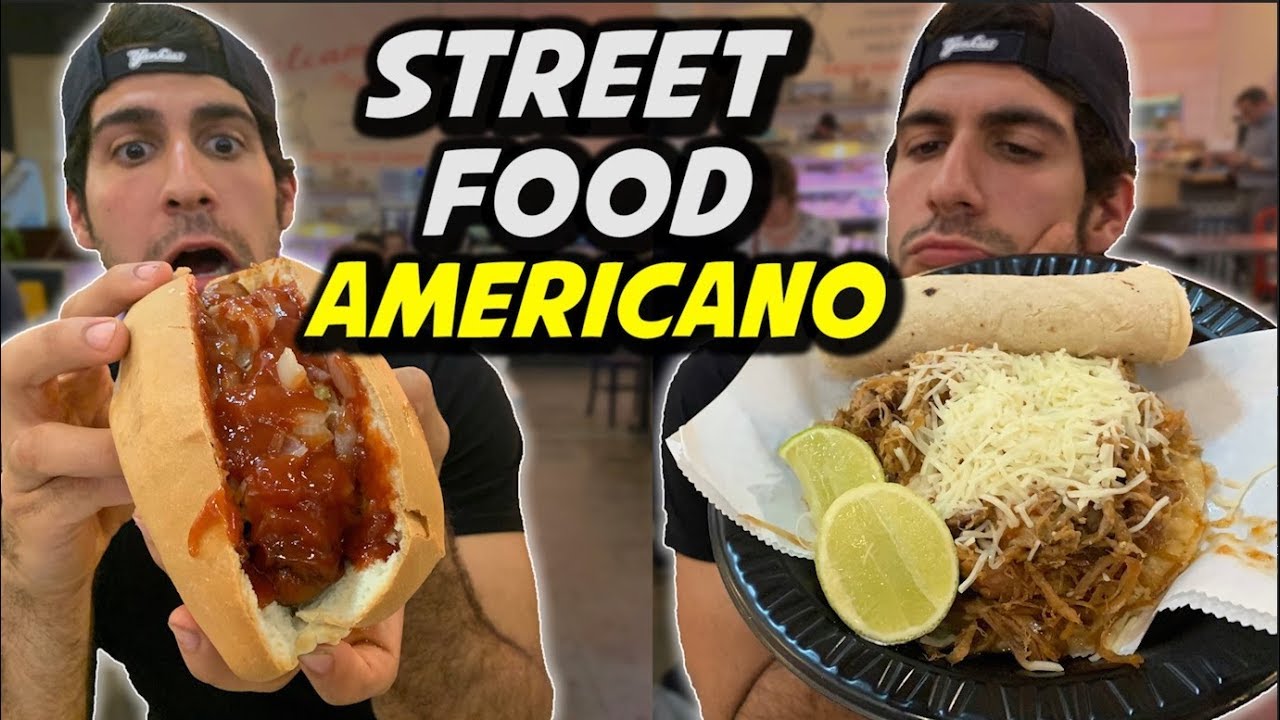 STREET FOOD AMERICANO A LOS ANGELES - YouTube