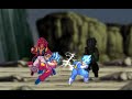 Xicor vs SS4 Gogeta (Sprite animation)