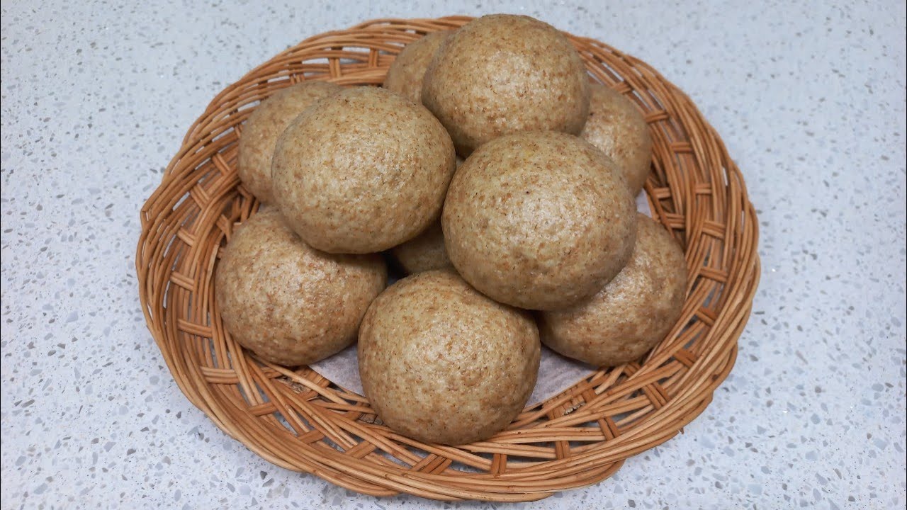 손반죽 호밀 쌀찐빵 Dark Rye Rice Steamed Buns 호밀과 우리쌀로 만든 폭신 쫀득한 호밀 쌀찐빵^^ - YouTube