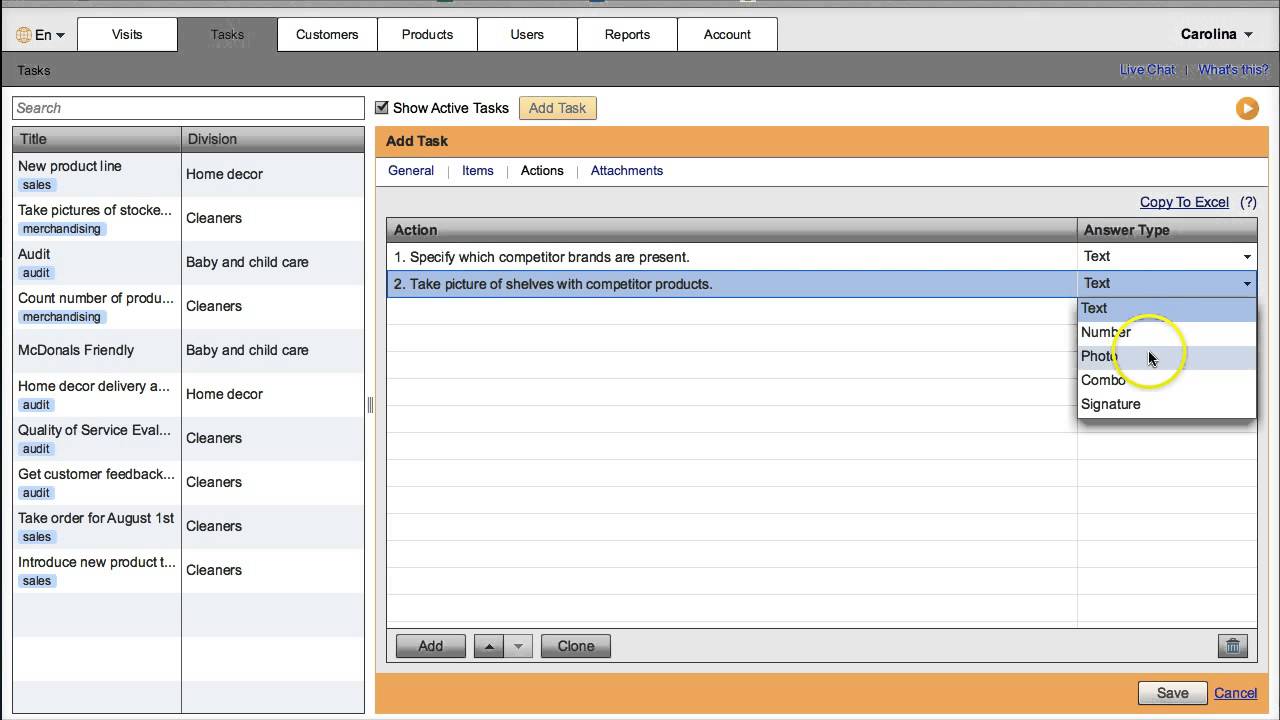 Merchandising software. Mobile data collection app. - YouTube