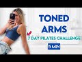 5 min Slim &amp; Toned Arms | At Home Pilates Workout