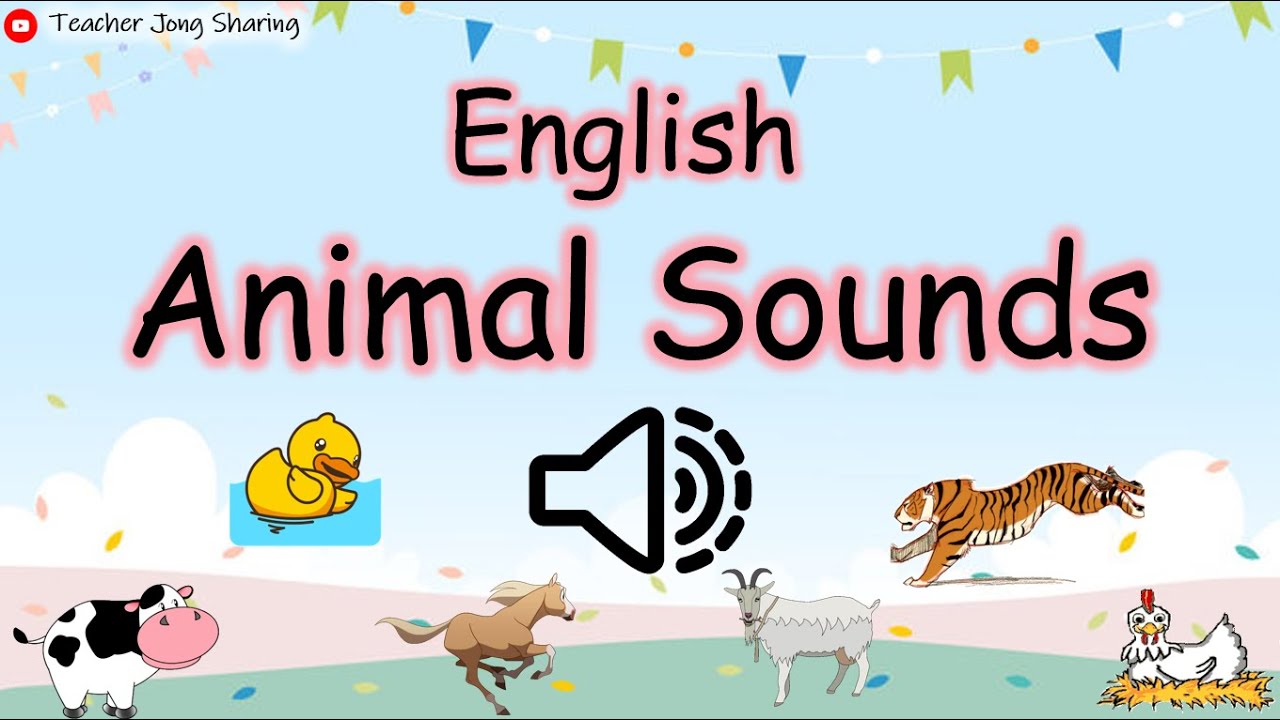 English | Animal Sounds | Preschool/Kindergarten - YouTube