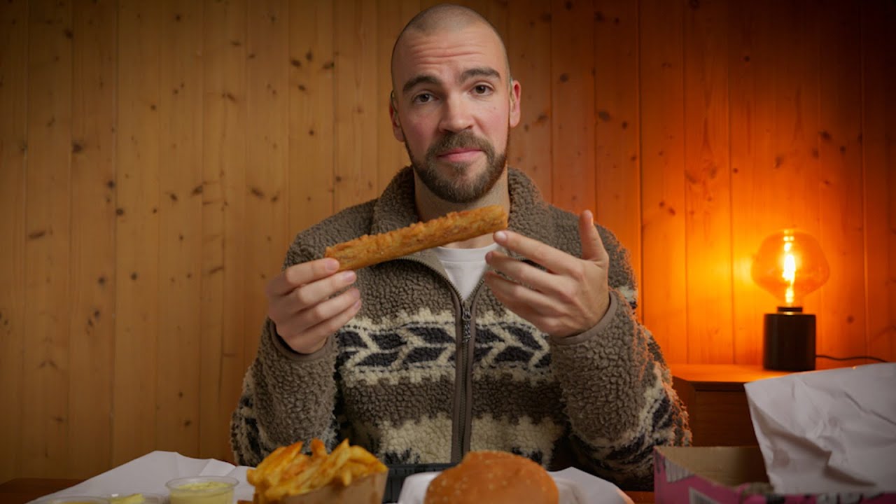 Fried food from Belgium | ASMR