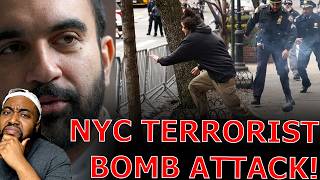Zohran Mamdani CRIES WHITE SUPREMACY After ISIS Inspired Terrorists THROW BOMBS At NYC Protest!