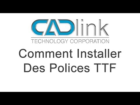 Vidéo: Comment enregistrer une police TTF ?