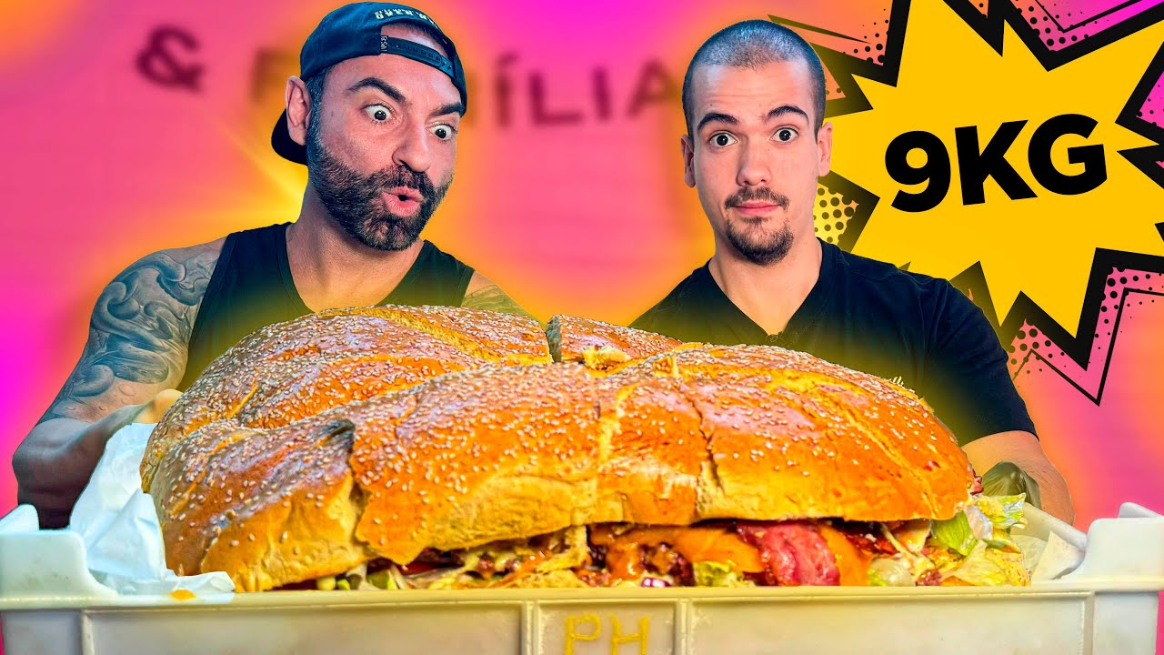 Sanduíche KAMIKAZE! 9KG!! | 22.000 KCAL !!