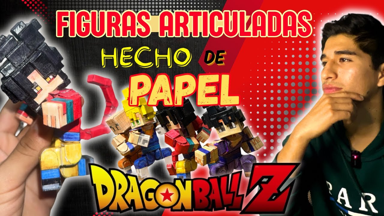 Minecraft Papercraft: cómo hacer a Goku ssj4 versión Minecraft con más de 20 articulaciones !!! 