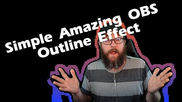 Simple OBS Outline Effect - Moves With Your Voice!