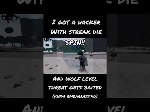 STREAK HACKER KILLED AND WOLF LEVEL THREAT GETS BAITED😭 #crazilyfunny #actingchallenge #roblox #hack by TylerTheFoot 