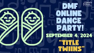 Title Twins Online Dance Party on September 4, 2024
We invite you to enjoy a replay of our September 4th Dance Party, hosted on the DMF Online Community!
To register for upcoming DMF Online Live Events, click the link below:
https://www.danielsmusic.org/virtualcommunity/live-events
To view previous DMF Online Live Events: https://www.youtube.com/playlist?list=PLlXPtaw2ijNAPW0Wo9igWpdyH5o0YJbd_
Follow Us/Like Us/Subscribe:
Facebook: https://www.facebook.com/danielsmusicfoundation/
Instagram: https://www.instagram.com/dmfmusic/
Twitter: https://twitter.com/DanielsMusicFdn
YouTube: https://www.youtube.com/channel/UCp30ob_W2ec2ok8mfitep8A
Want to Get More Involved in DMF? https://www.danielsmusic.org/forms/volunteer-interest
About the DMF Online Community:
The DMF Online Community was launched on May 15, 2020. A place where individuals of all abilities can connect, engage, and celebrate the joy of music together. It is broken out into three areas: A) DMF On-Demand is a resource for fun, interactive, recreational music, movement activities, and more. B) Virtual Live Events are a way to keep everyone connected through music, regardless of where they are or what’s happening in the world. C) Virtual lessons and small group classes provide an opportunity for more individuals to experience the joy of music, in the comfort of their own homes at an affordable price. https://www.danielsmusic.org/virtualcommunity
About Daniel’s Music Foundation:
Daniel’s Music Foundation was founded in 2006 by the Trush Family to empower individuals with disabilities through music, after one of five undetected brain aneurysms burst inside their son, Daniel’s head. Today, we serve thousands of individuals – locally at our 8,700 square-foot music center in NYC, and nationally through the DMF Online Community. Our mission is to provide a comfortable, educational, and social environment in which individuals of all abilities can enjoy, learn, and practice the joy of music together.
Through our Disability Awareness platform, which includes presentations about differences, our music festival that celebrates Disability Pride Month - Hello Inclusion, our global award show - The Danny Awards, and our record label - Just Call Me By My Name®, we are challenging stereotypes about individuals with disabilities and working to build a more inclusive society for all. As an organization, we are passionately committed to providing access to music for all, as well as changing perception and diminishing isolation for individuals with disabilities.
#virtual #danceparty Title Twins Online Dance Party on September 4, 2024