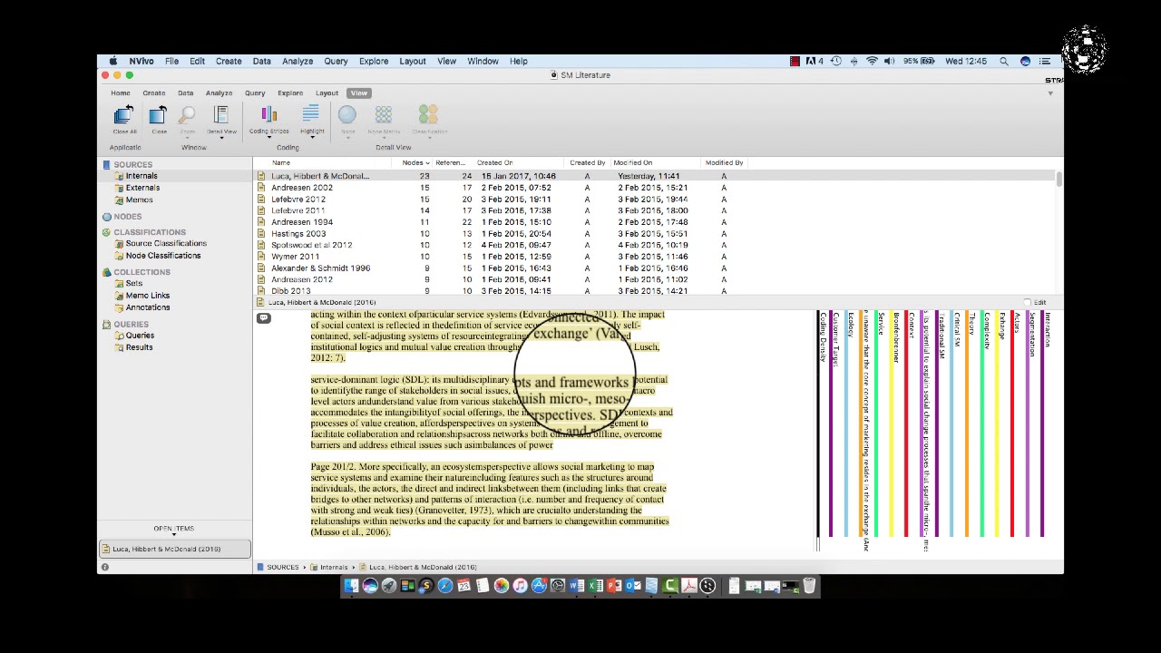 how to do literature review in nvivo