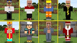 В МОЮ ДЕРЕВНЮ ПРИЕХАЛИ 8 НОВЫХ ВИДОВ ЖИТЕЛЕЙ В МАЙНКРАФТ Топовский Minecraft