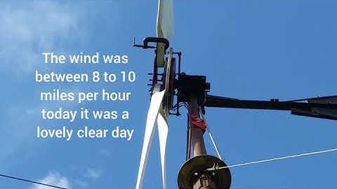 Using a DC speed controller and a 24V heater load on my DIY wind turbine.